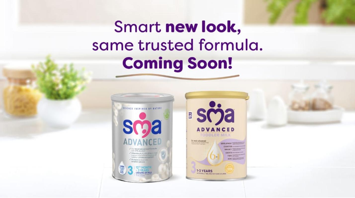 SMA ADVANCED Growing Up Milk new look coming soon
